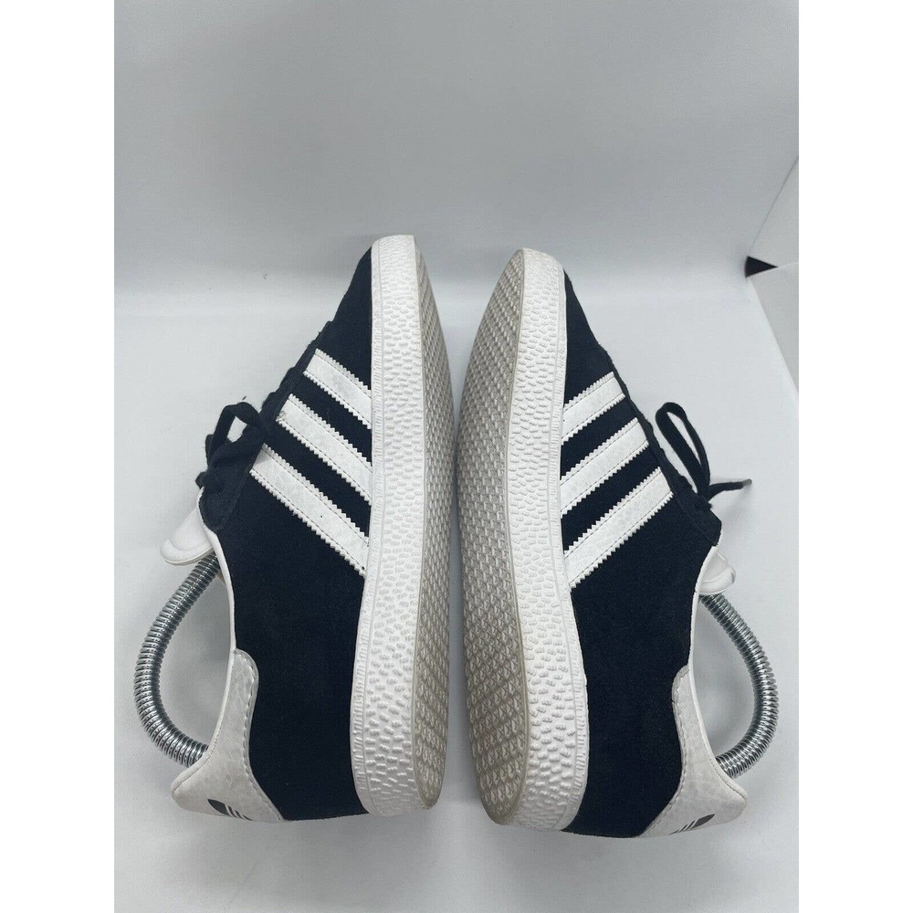 Boys' Girls' Big Kids Youth Adidas Gazelle J Shoes Size 4.5 Suede Black - Picture 6 of 8